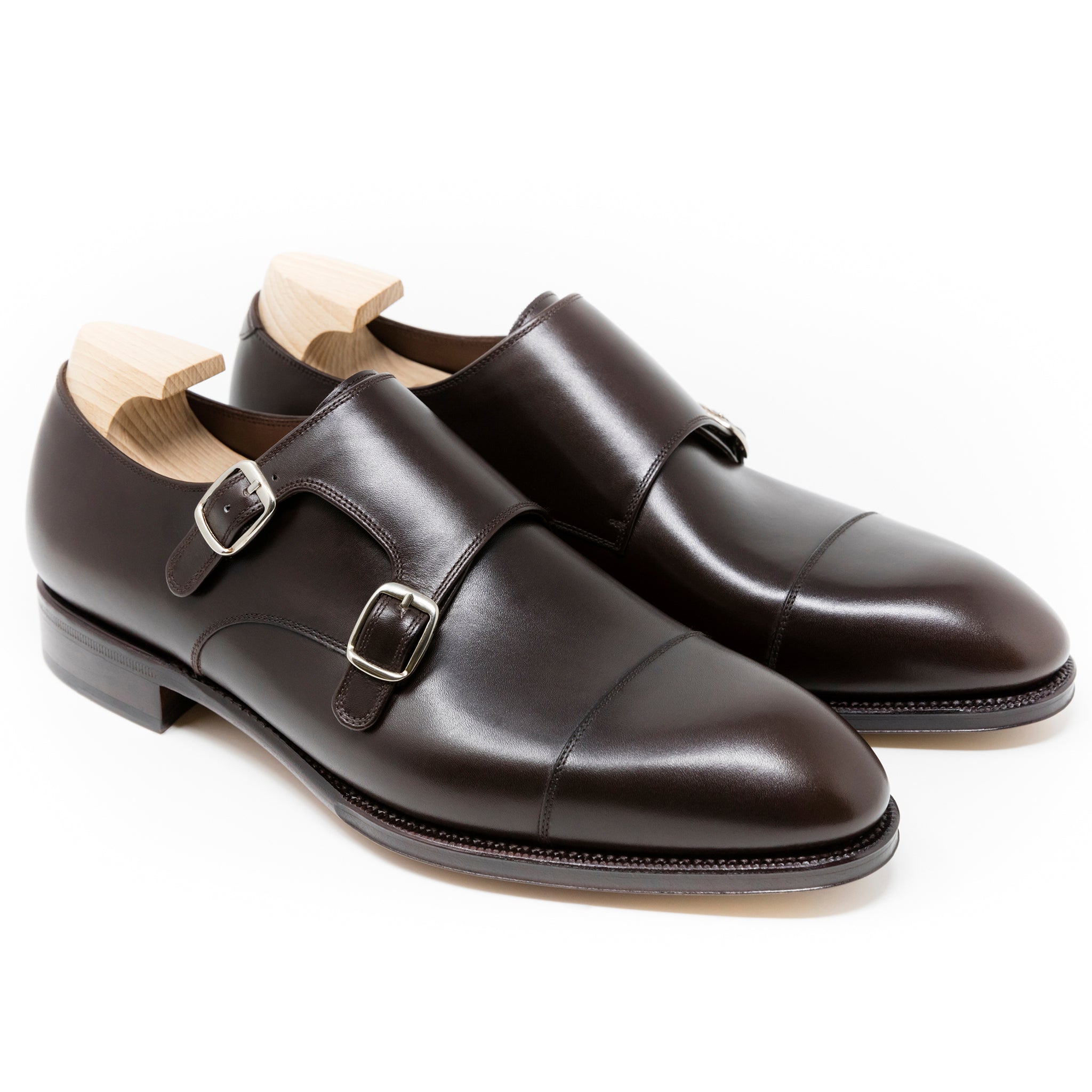 TLB Mallorca | Men's Mon Strap Shoes | Oliver Boxcalf Brown model 517