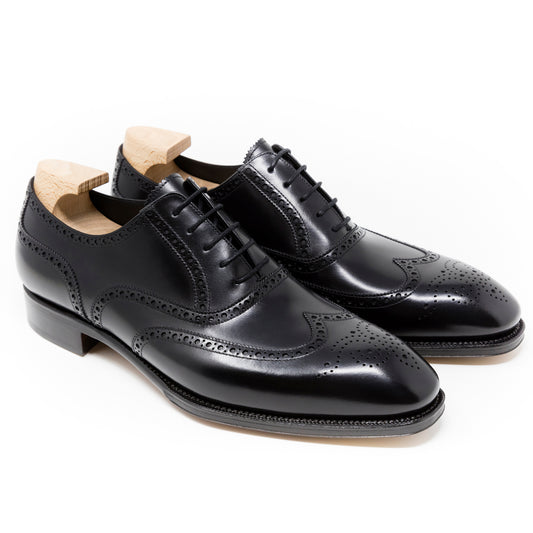 TLB Mallorca leather shoes 527 / ALAN / BOXCALF BLACK