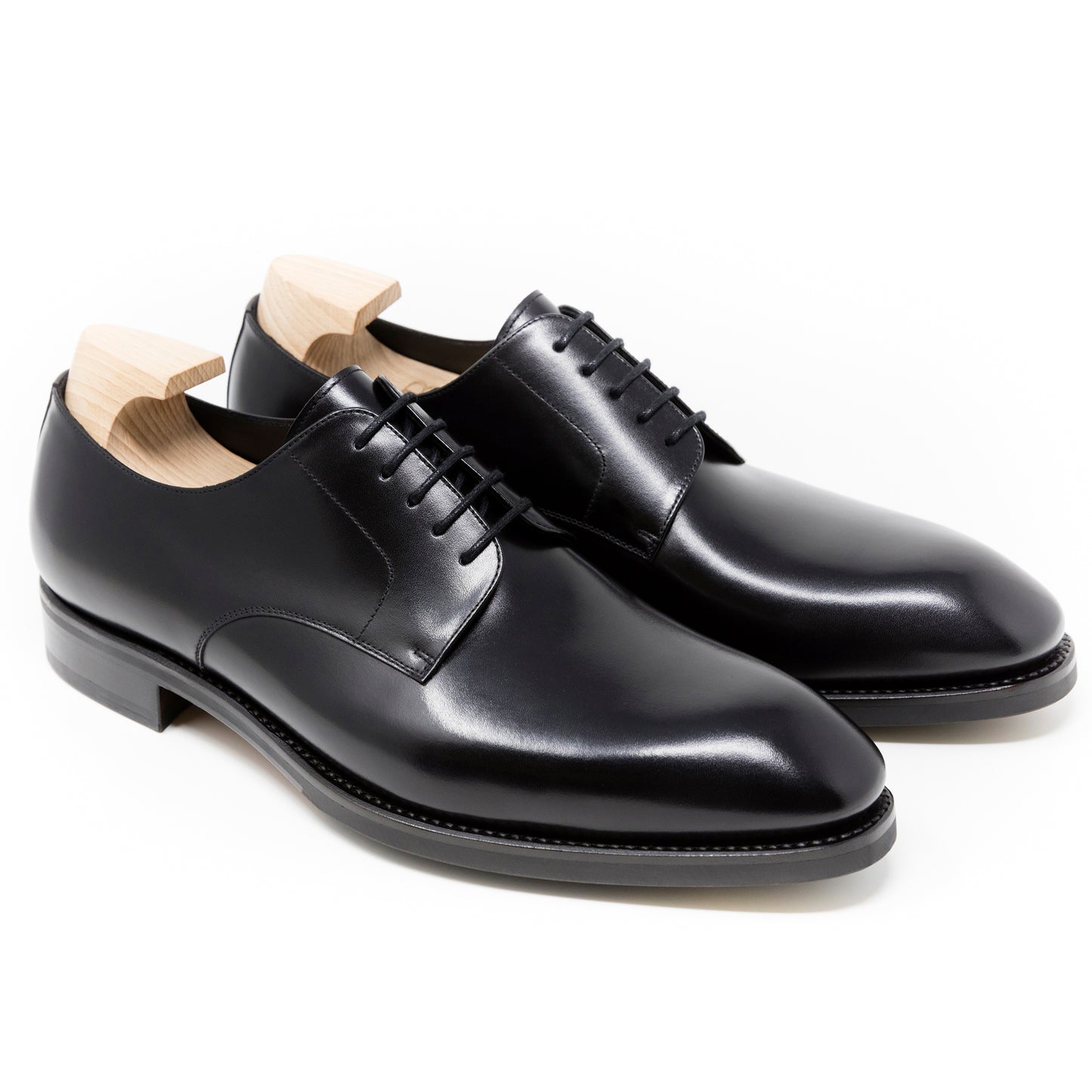 TLB Mallorca leather shoes 528 / ALAN / BOXCALF BLACK