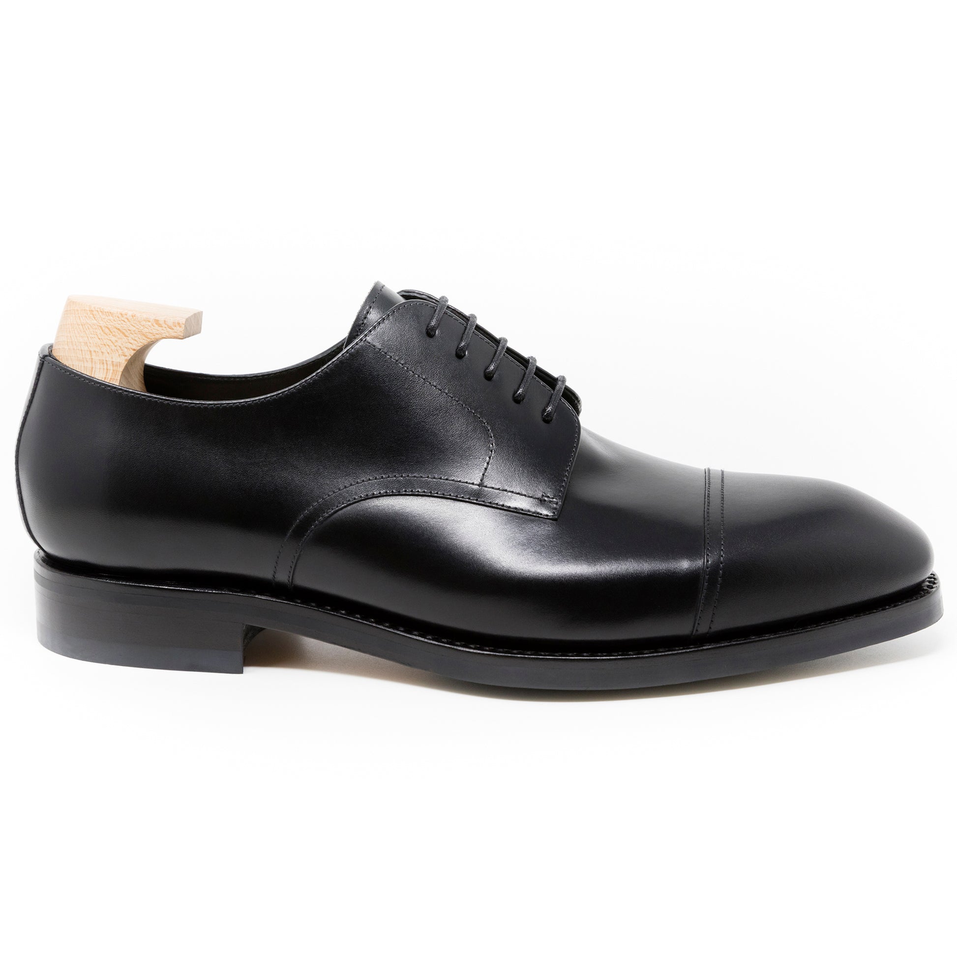 TLB Mallorca leather shoes 529 / ALAN / BOXCALF BLACK