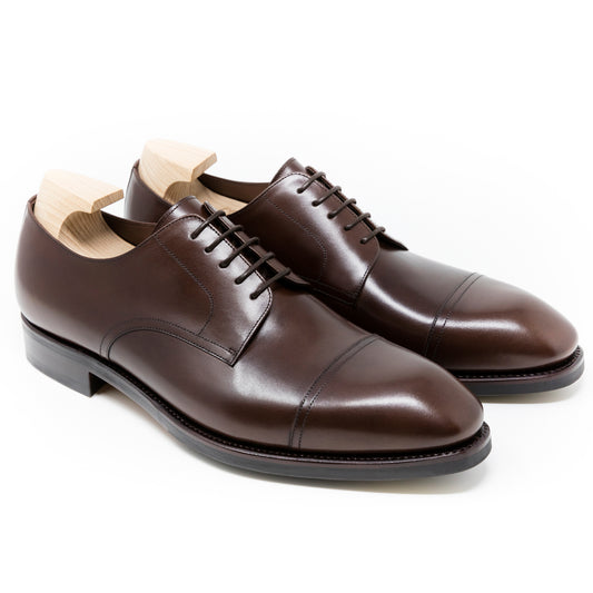 TLB Mallorca leather shoes 529 / ALAN / VEGANO DARK BROWN