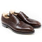 TLB Mallorca leather shoes 529 / ALAN / VEGANO DARK BROWN 