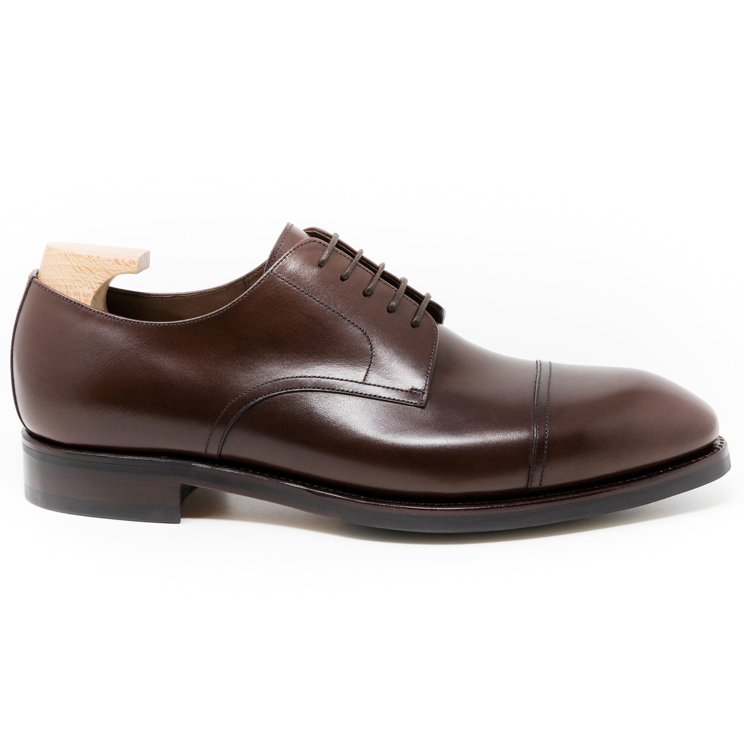 TLB Mallorca leather shoes 529 / ALAN / VEGANO DARK BROWN