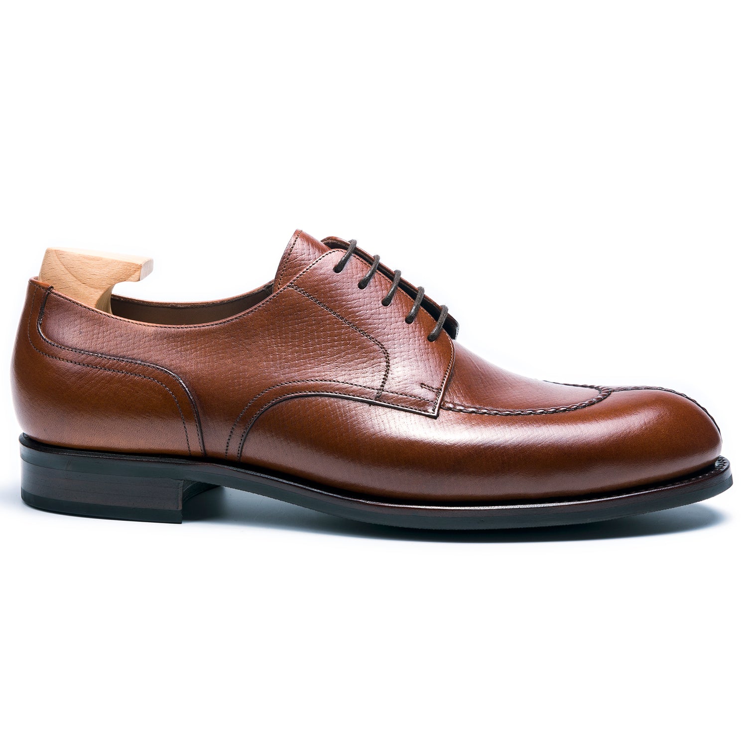 TLB Mallorca leather shoes 534 / HOWARD / HATCH GRAIN TAN