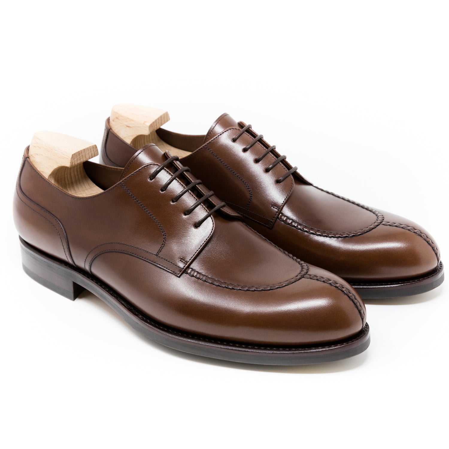 TLB Mallorca leather shoes 534 / HOWARD / VEGANO BROWN