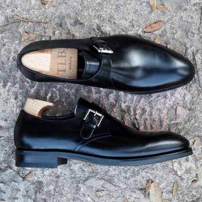 TLB Mallorca leather shoes 543 / OLIVER / BOXCALF BLACK