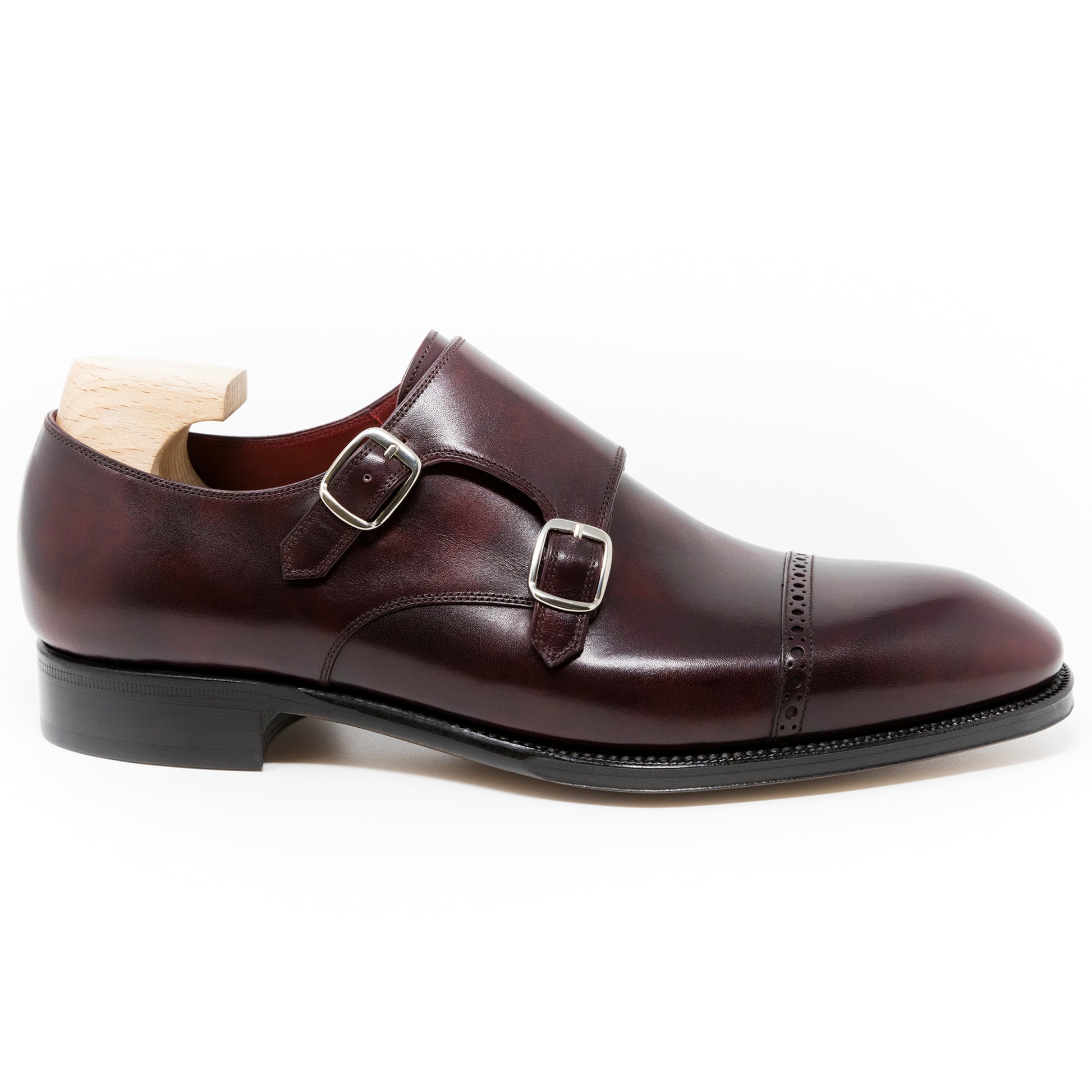 TLB Mallorca leather shoes 544 / ALAN / MUSEUM CALF BURGUNDY