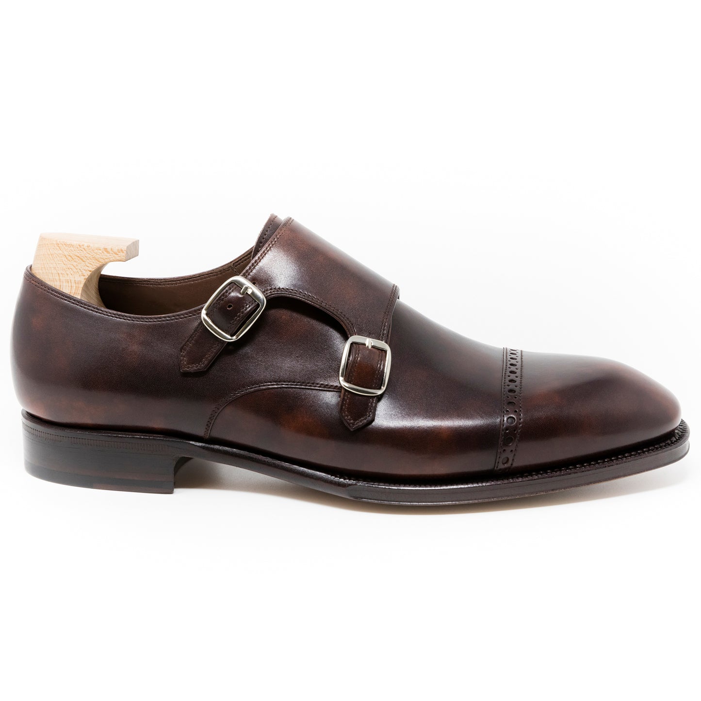 TLB Mallorca leather shoes 544 / ALAN / MUSEUM CALF BROWN