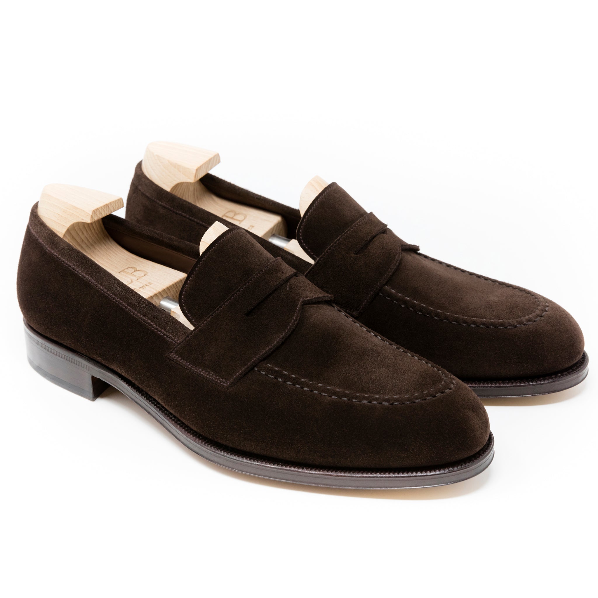 TLB Mallorca | Leather loafers | model Jones Suede brown 545