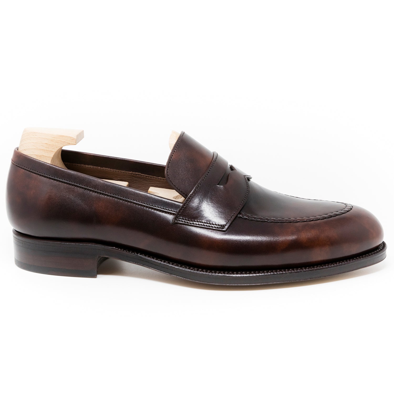 TLB Mallorca leather shoes 545 / JONES / MUSEUM CALF BROWN