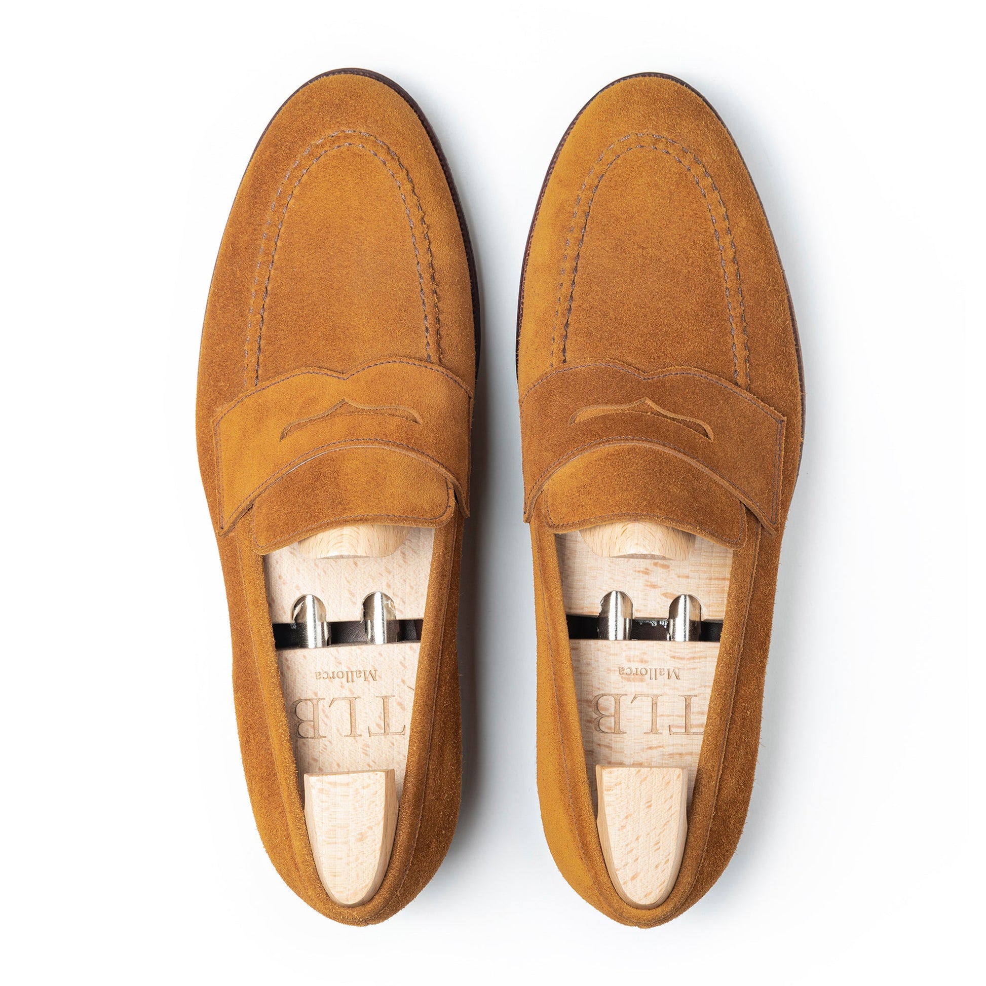TLB Mallorca leather shoes - Men's suede loafers 