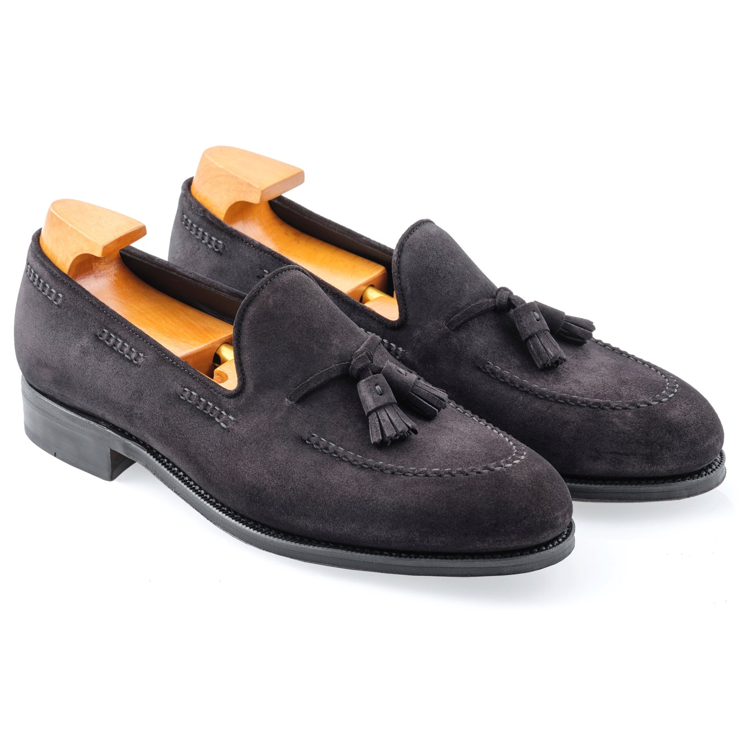 TLB Mallorca leather shoes 656 / JONES / SUEDE BLACK