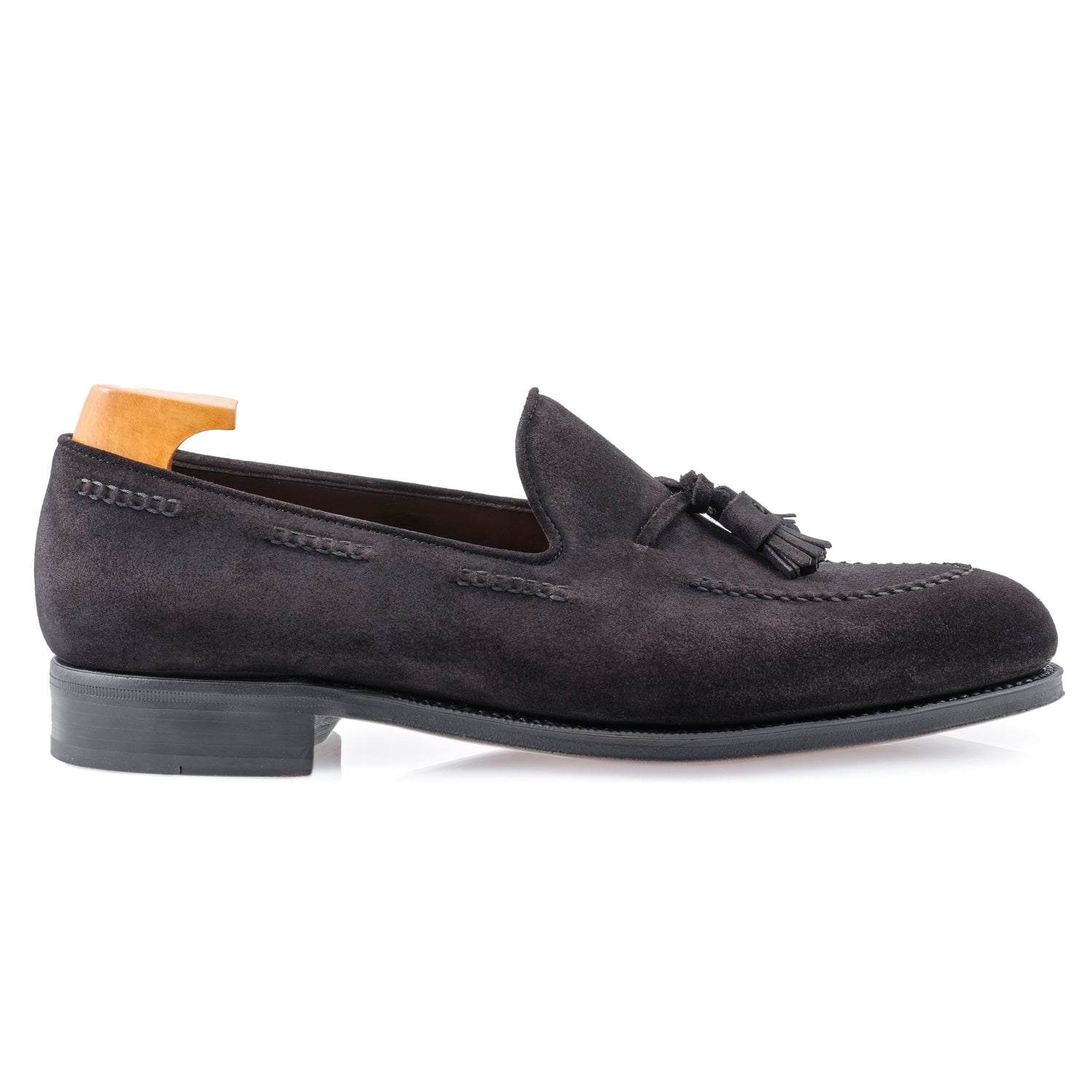 TLB Mallorca leather shoes 656 / JONES / SUEDE BLACK