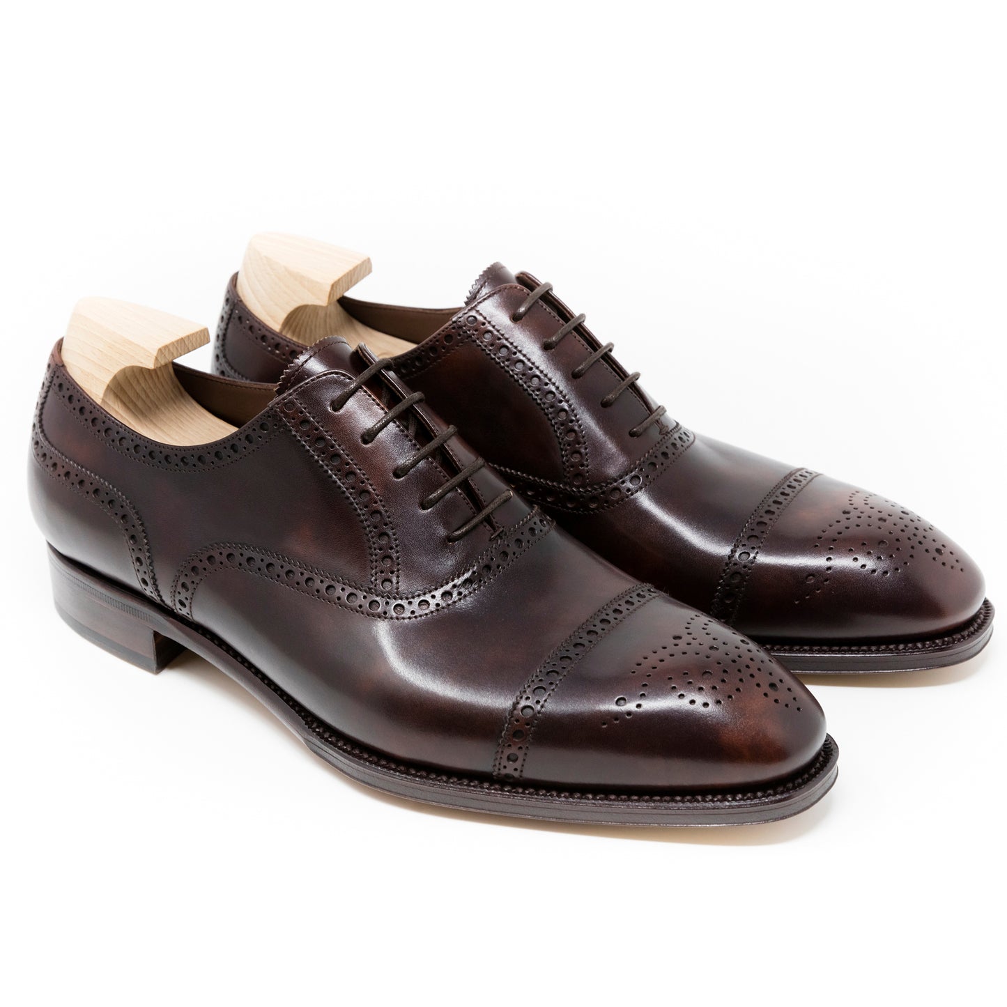 TLB Mallorca leather shoes 555 / ALAN / MUSEUM CALF BROWN