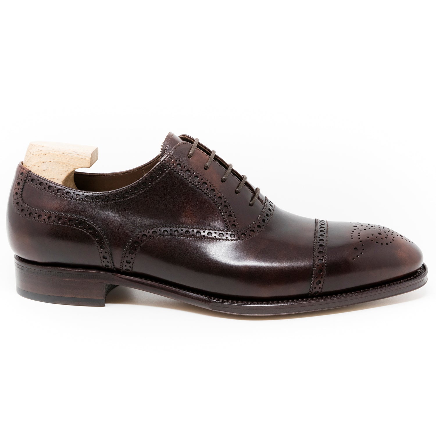 TLB Mallorca leather shoes 555 / ALAN / MUSEUM CALF BROWN