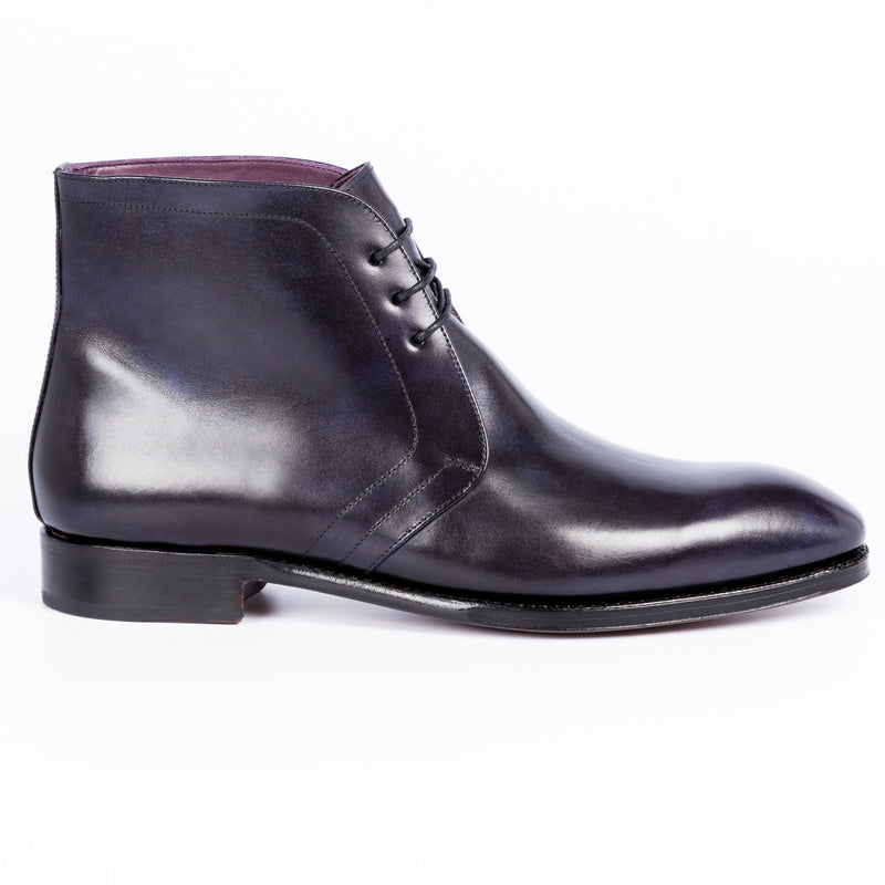 TLB Mallorca leather shoes 574 / ALAN / OLD ENGLAND NAVY