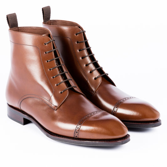 TLB Mallorca leather shoes 575 / ALAN / VEGANO BROWN