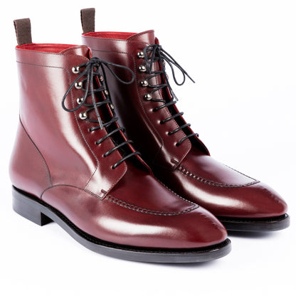 TLB Mallorca leather shoes 578 / ALAN / VEGANO BURGUNDY