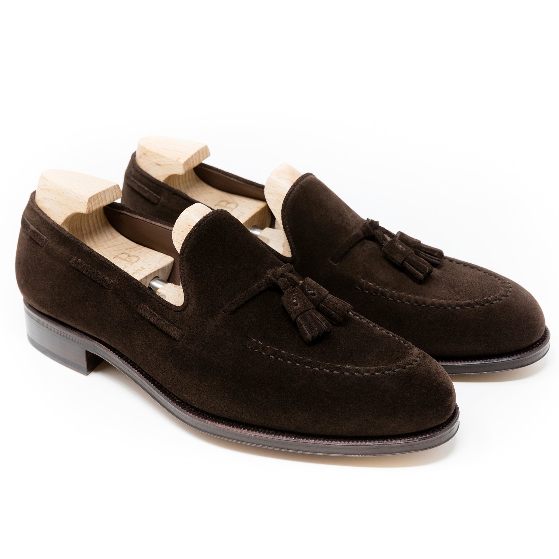 TLB Mallorca leather shoes 656 / JONES / SUEDE BROWN