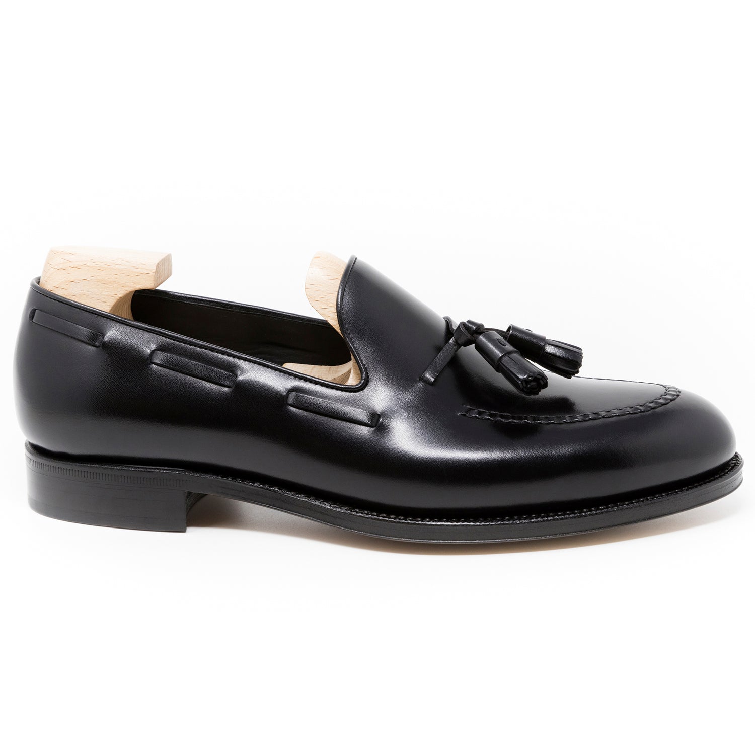 TLB Mallorca leather shoes 656 / JONES / BOXCALF BLACK