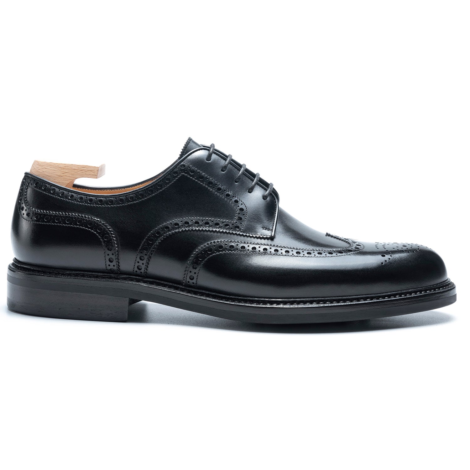 TLB Mallorca leather shoes 679 / MADISON / BOXCALF BLACK