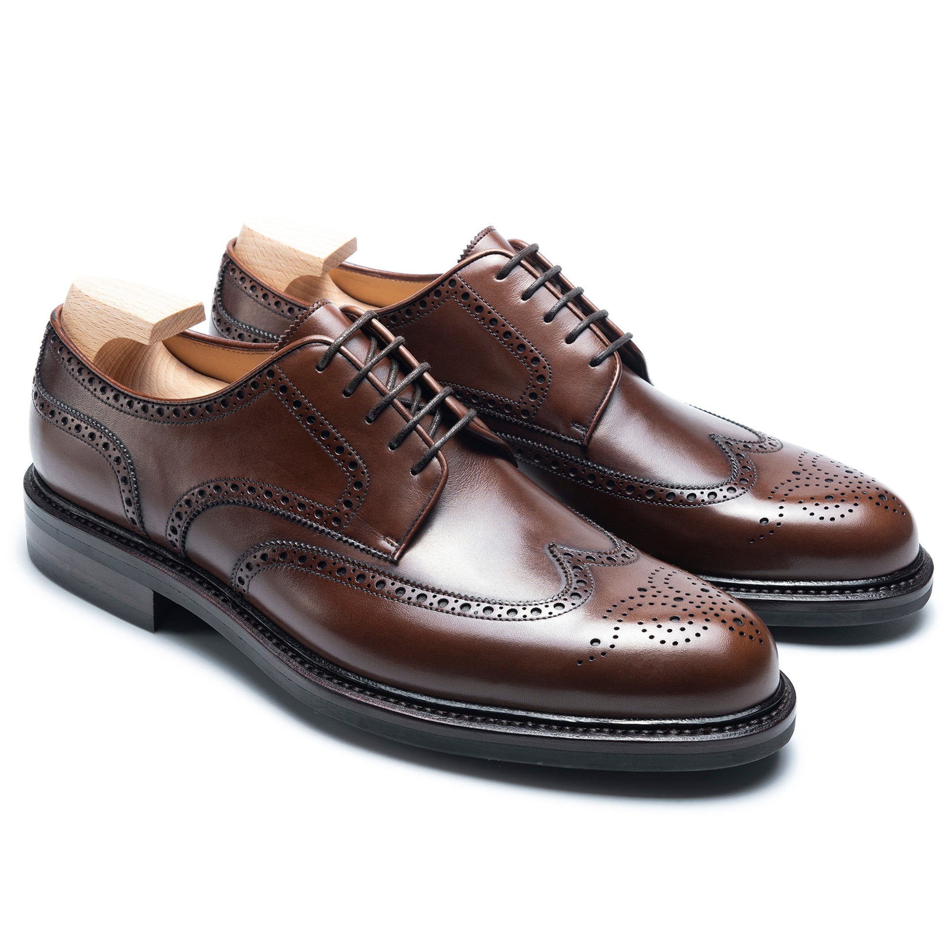 TLB Mallorca leather shoes 679 / MADISON / VEGANO BROWN