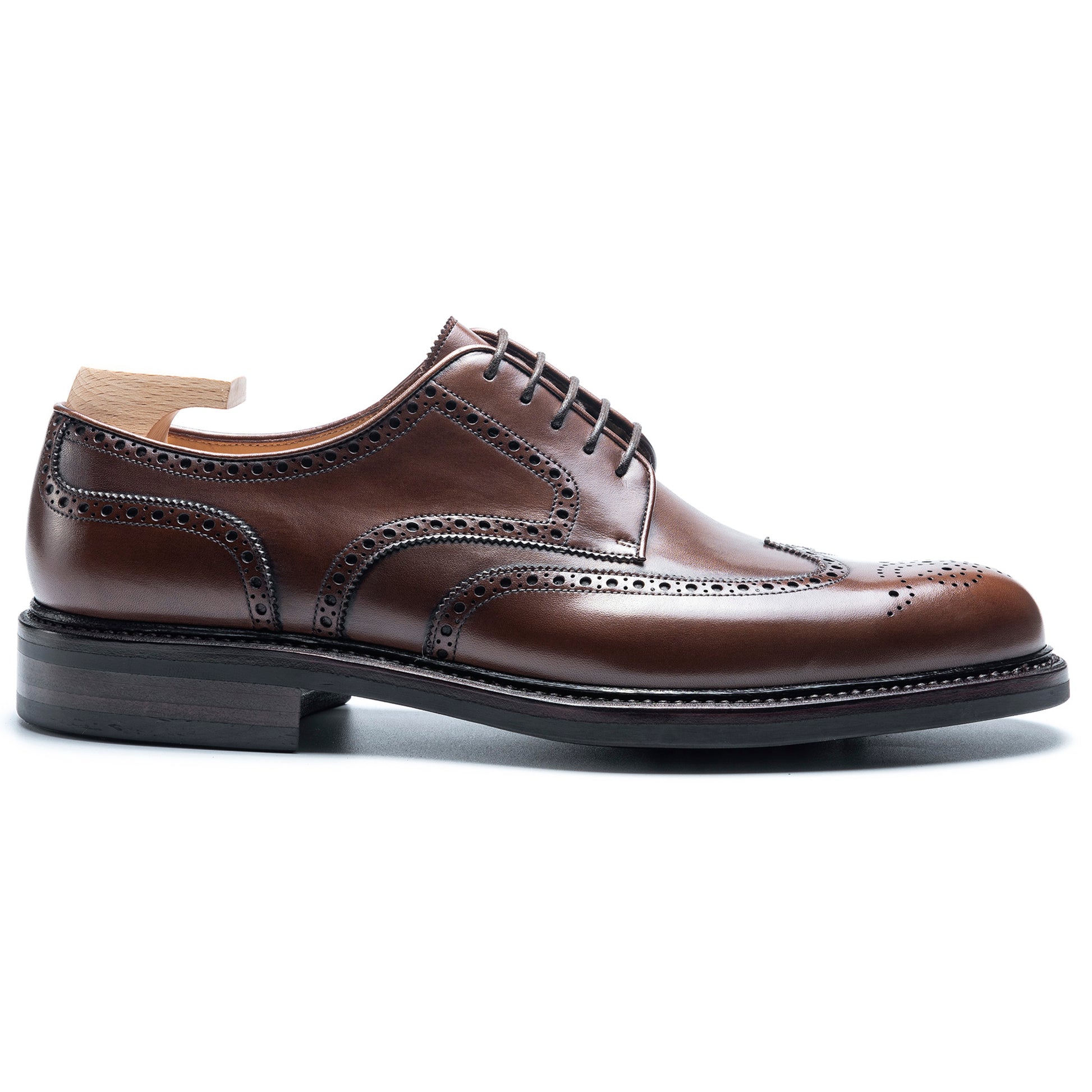 TLB Mallorca leather shoes 679 / MADISON / VEGANO BROWN