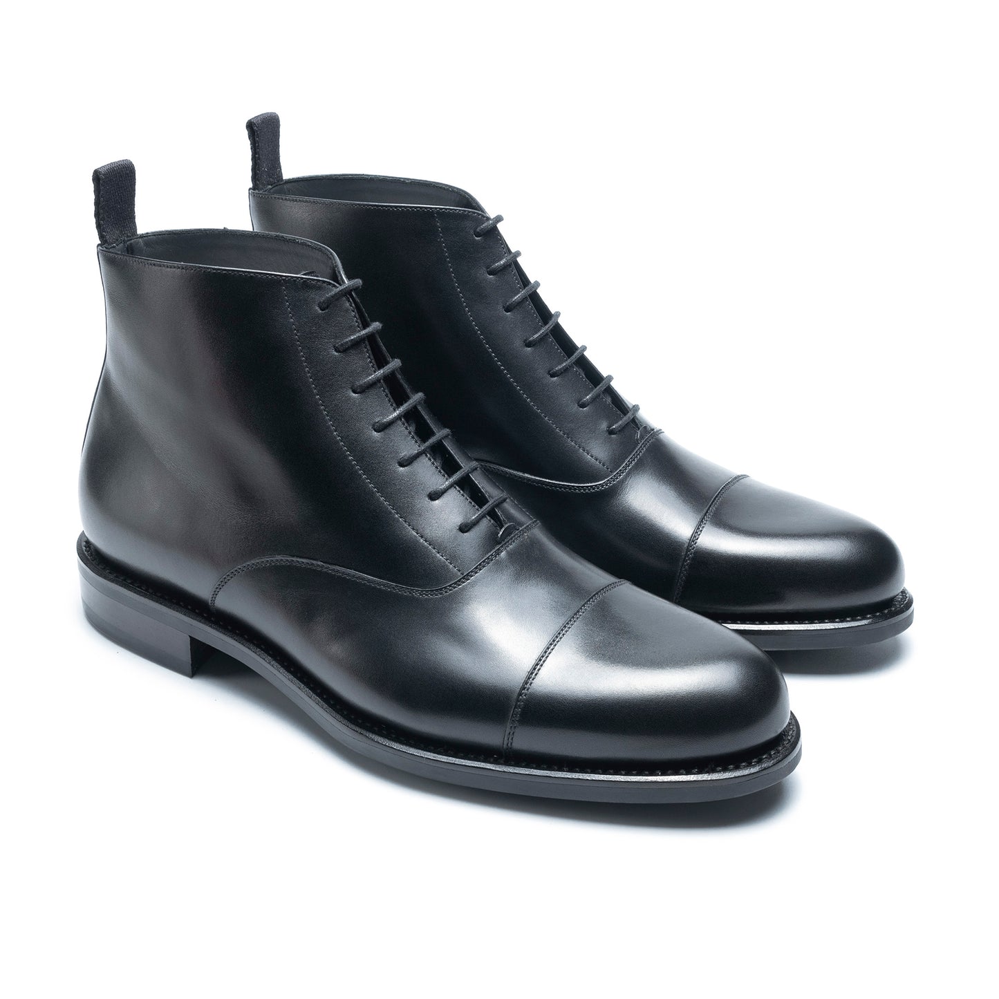 TLB Mallorca leather shoes 681 / MADISON / BOXCALF BLACK