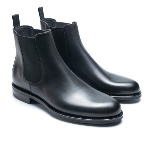 TLB Mallorca leather shoes 683 / MADISON / BOXCALF BLACK