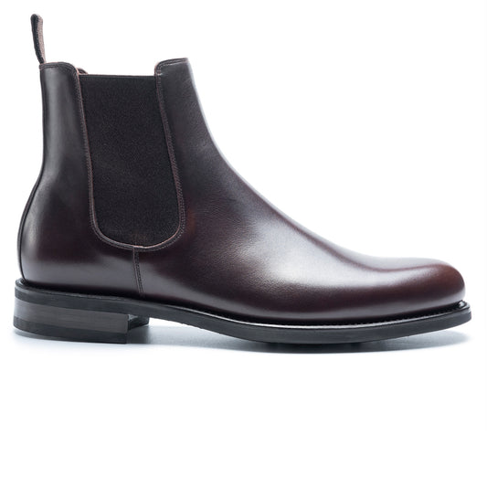 TLB Mallorca leather shoes 683 / MADISON / VEGANO DARK BROWN
