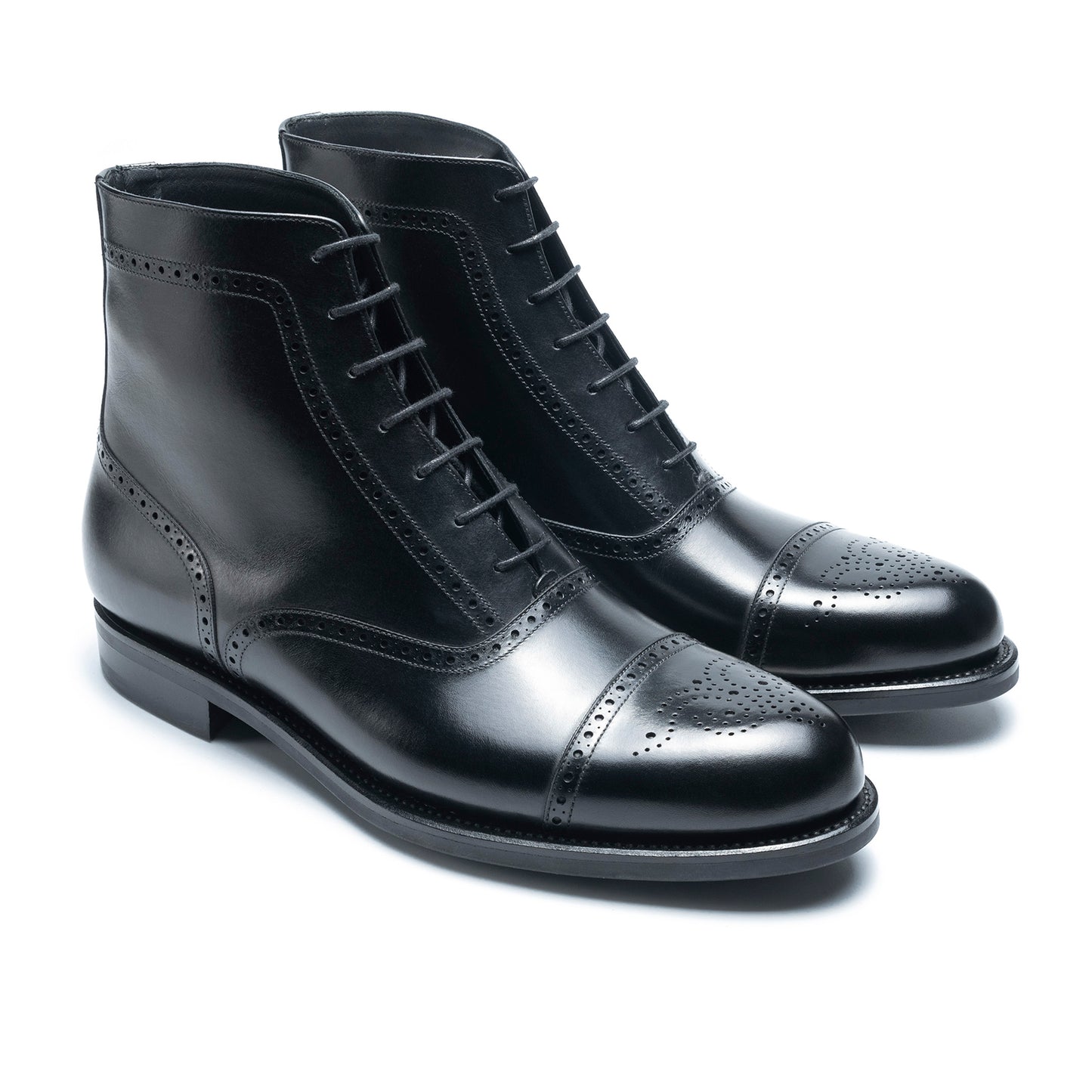 TLB Mallorca leather shoes 684 / MADISON / BOXCALF BLACK