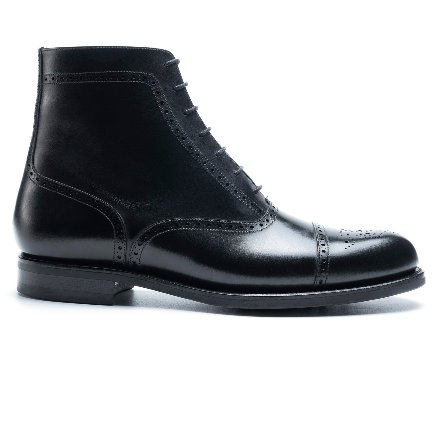 TLB Mallorca leather shoes 684 / MADISON / BOXCALF BLACK