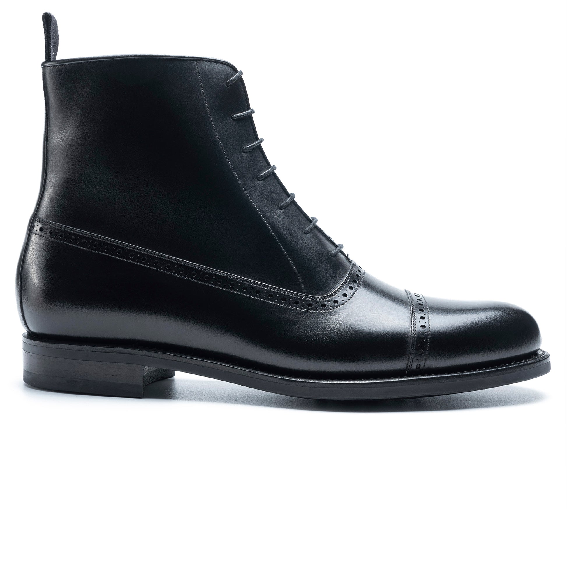 TLB Mallorca leather shoes 685 / MADISON / BOXCALF BLACK