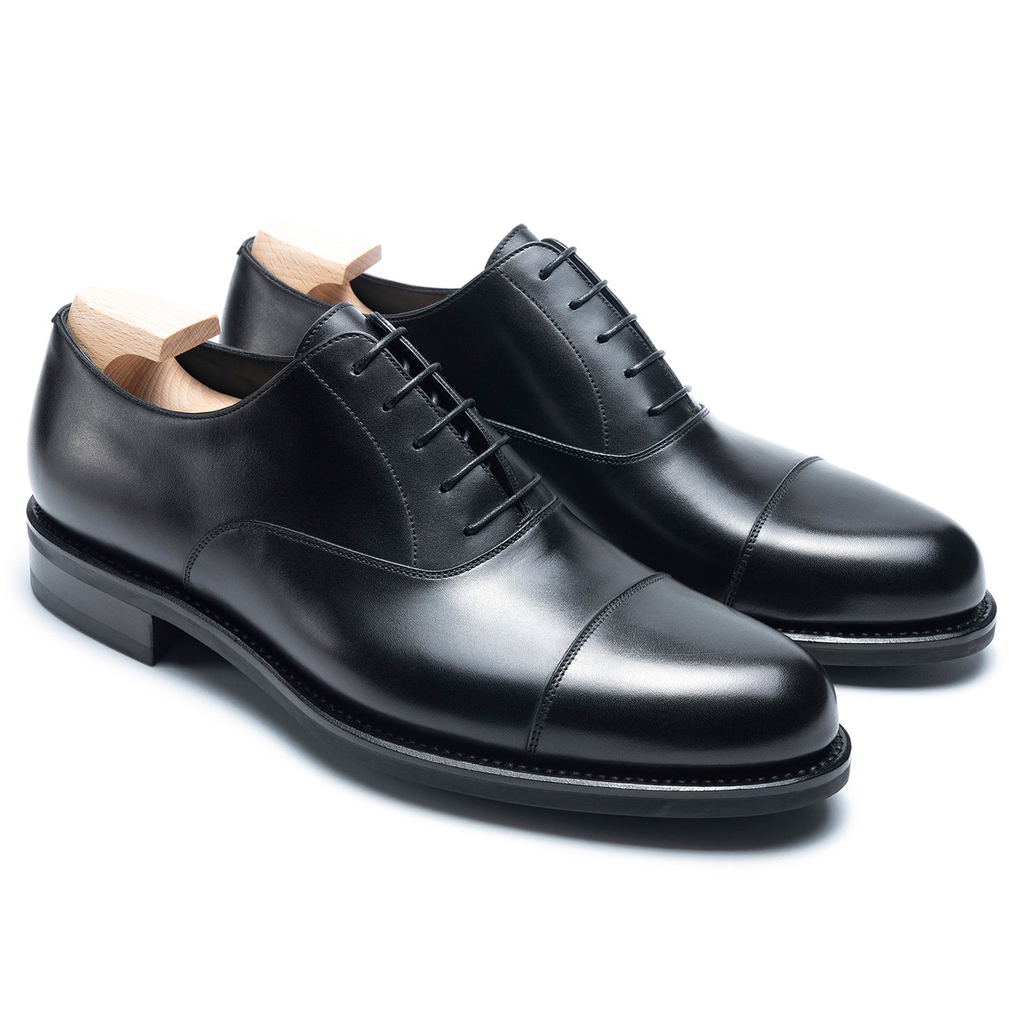 TLB Mallorca leather shoes 689 / MADISON / BOXCALF BLACK