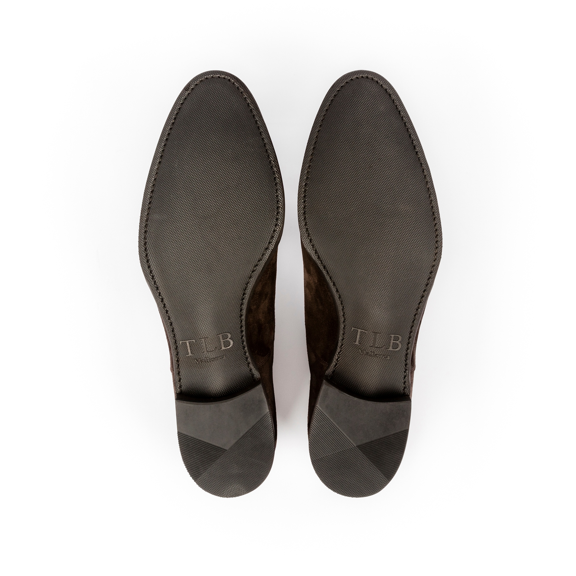 TLB Mallorca leather shoes 136 / GOYA / SUEDE BROWN