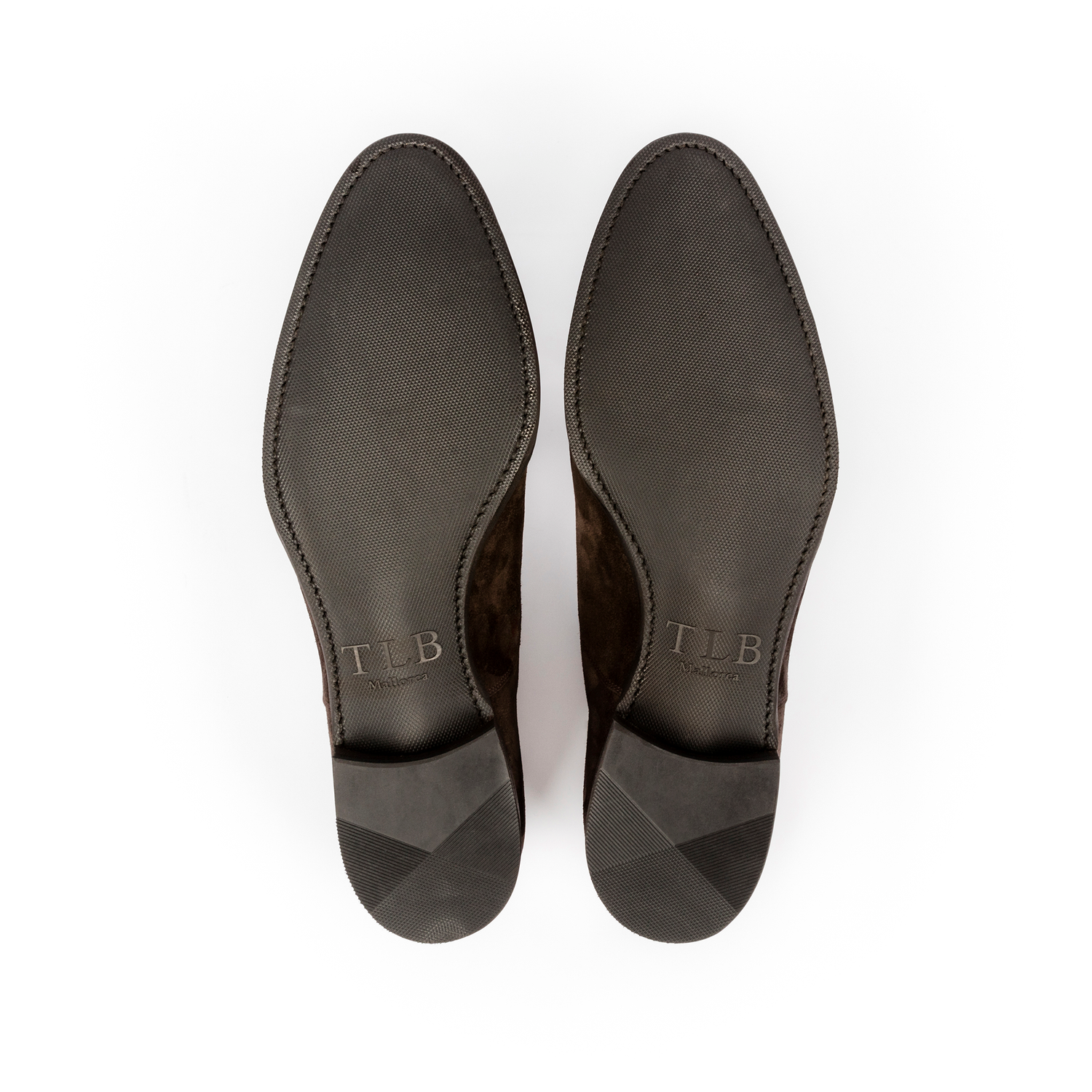 TLB Mallorca leather shoes 117 / GOYA / SUEDE BROWN