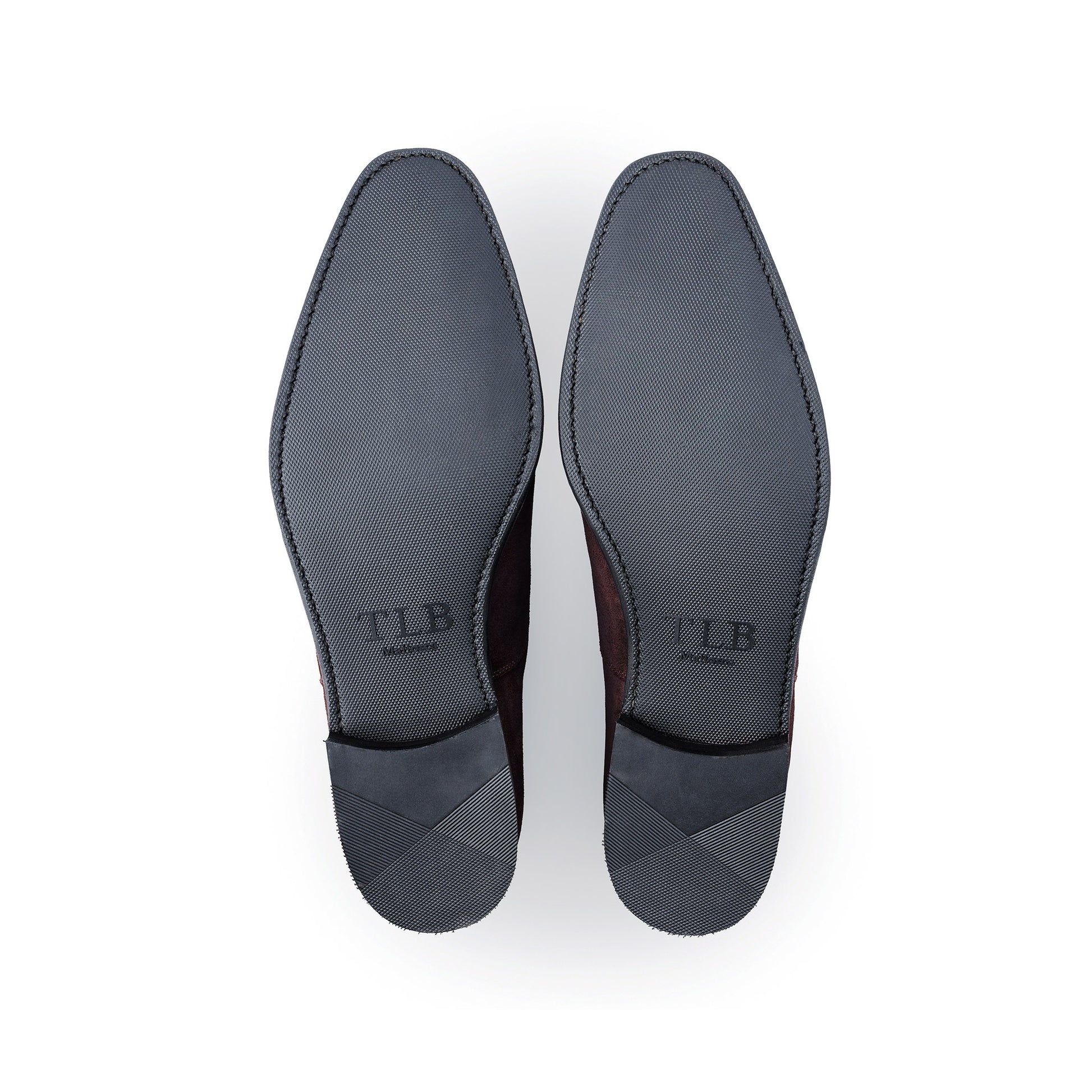 TLB Mallorca leather shoes 140 / GOYA / BOXCALF BLACK & SUEDE BLACK